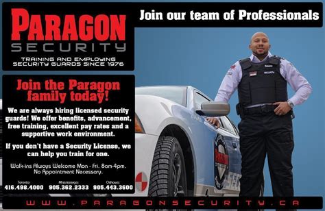 ) Lastly, duties also include preserving order and acting to enforce regulations directives for the site pertaining to personnel, visitors, and premises. . Paragon security jobs